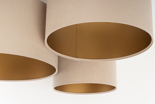 bpskoncept plafondlamp Tria - beige velours
