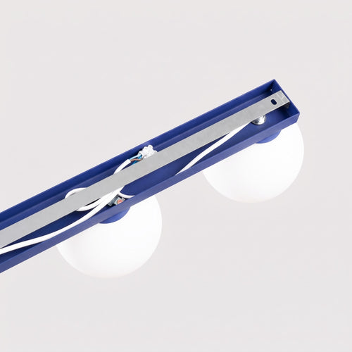 Sollux Lighting Plafondlamp YOLI 4 ultramarijn - 88x12x14,5cm
