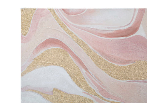 Mauro Ferretti painting - 80x2,8x80 cm - multicolor