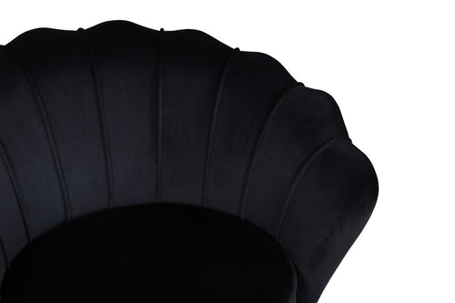 BRAM Fauteuil Ilora - Zwart Velours - vtwonen shop