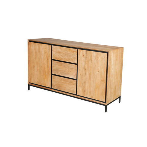 StarFurn Dressoir RichWood - Naturel Hout - 160x45x85cm - vtwonen shop
