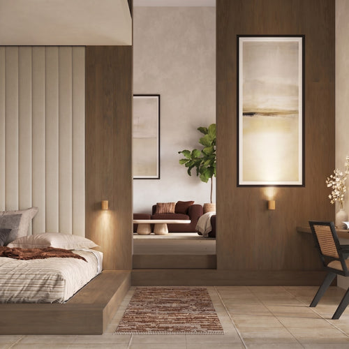Sollux Lighting Wandlamp KARBON 10 goud - 6,5x8,5x10cm