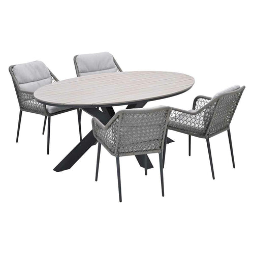 Garden Impressions tuinset Pemba - Tulli - taupe - 180x115 cm - 5-delig - vtwonen shop