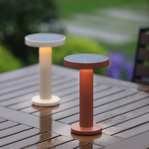 Lighto | Tafellamp lichtbruin solar voor buiten | Oplaadbaar | Werkt op zonne-energie - vtwonen shop