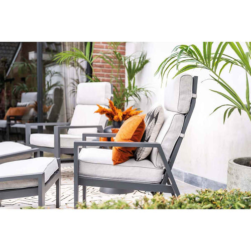 Garden Impressions loungestoelen Lora - Lucas licht grijs - 3-delig - vtwonen shop