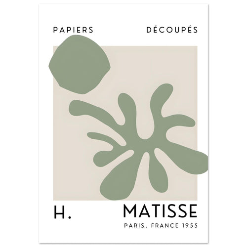 Artfulprints  Matisse – Echoes of the sea   poster A4 21x29.7 cm