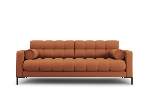 Cosmopolitan Design Bank Bali 4-zits, structurele stof, baksteen - 96x217x75cm
