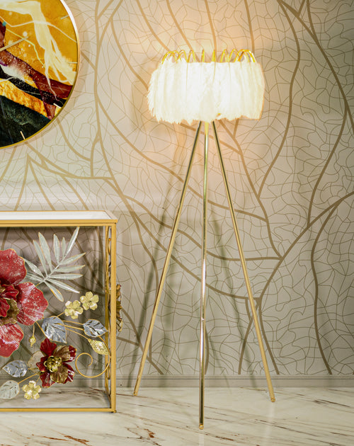 Mauro Ferretti vloerlamp - Ø 46x147 cm - wit