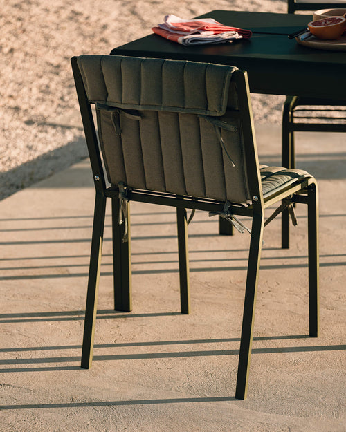 noo.ma Oto Chair - duurzame metalen buitenstoel, Forest Green
