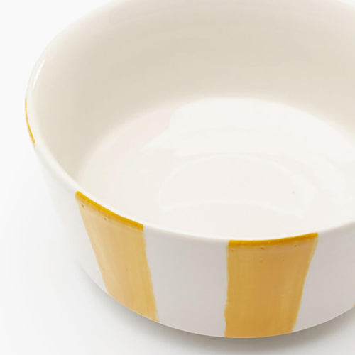 Kare Design Kommen Cocina geel en wit Ø14cm (4/set)