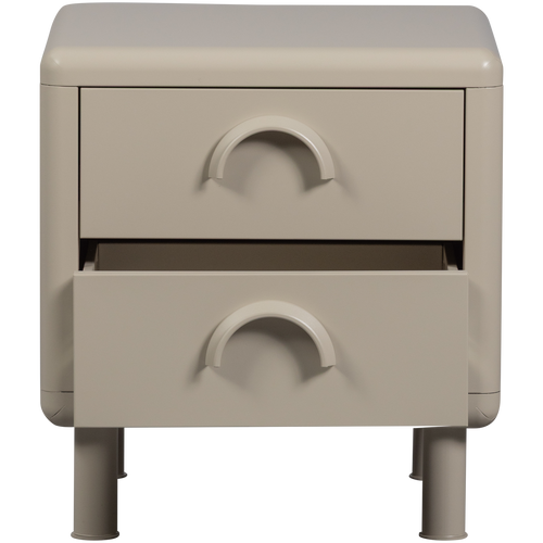 WOOOD Ladekast met 2 lades Rune - Metaal - Honinggeel - 45x42x42 - vtwonen shop