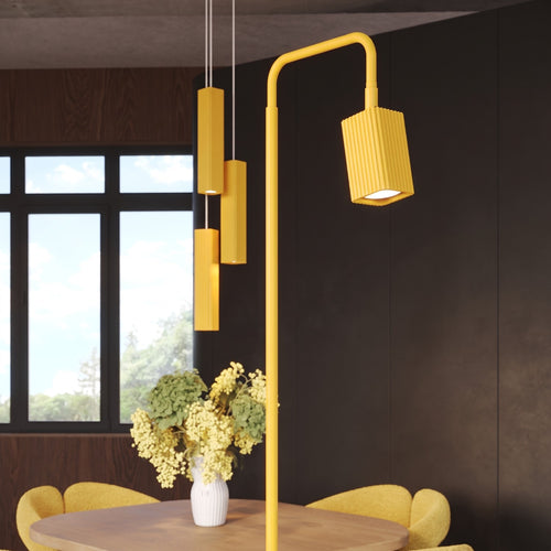 Sollux Lighting Hanglamp RAYO 3P geel - 20x20x108cm