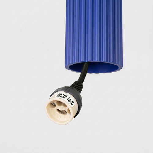 Sollux Lighting Hanglamp KARBON 1 ultramarijn - 8x8x118cm