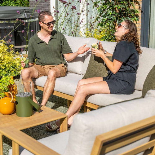 Garden Impressions Loungeset Ariane 5-delig - light teak look