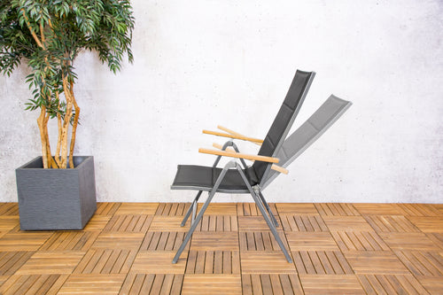 Sens-Line - Pisa Verstelbare stoel - 65x62x110 - Aluminium