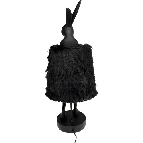 Kare Design Tafellamp Animal Fluff - konijn - 68cm - zwart - vtwonen shop