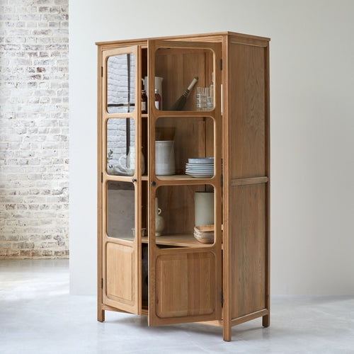 Tikamoon Massief eikenhouten servieskast - Naturel - vtwonen shop