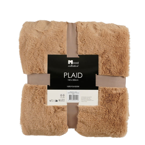 In The Mood Collection Bronte Fleece Deken - L200 x B150 cm - Beige - vtwonen shop