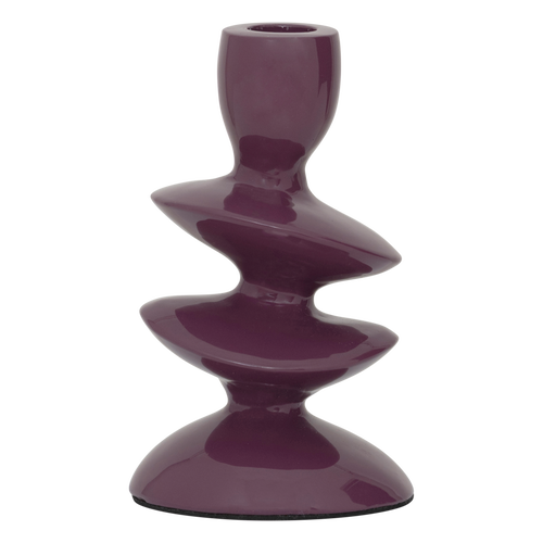 Urban Nature Culture kandelaar Tove - Prune - Ø 8x14cm - vtwonen shop