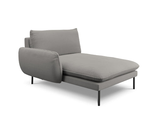 Cosmopolitan Design linker meridiaan Vienna boucle, grijs - 170x110x95cm