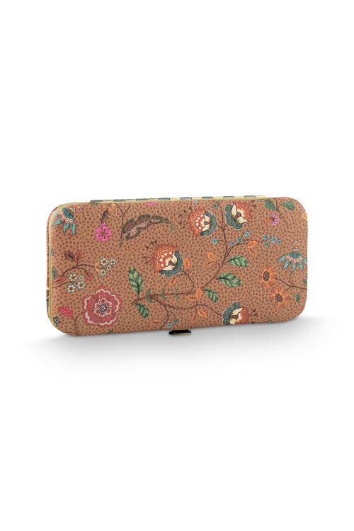 Pip Studio Manicureset Flora Bangalore Mini Dames - Zand - 15x2x7,5 cm