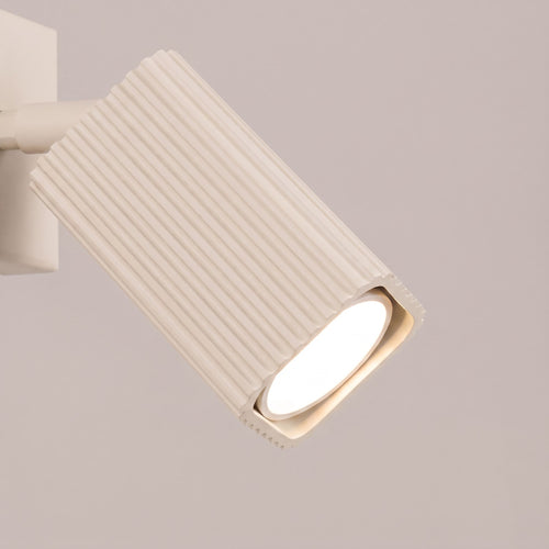 Sollux Lighting Wandlamp RAYO beige met schakelaar - 8x16x16cm