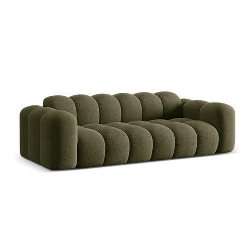 Cosmopolitan Design - Bank Treno 4-zits, chenille groente - 94x240x70cm