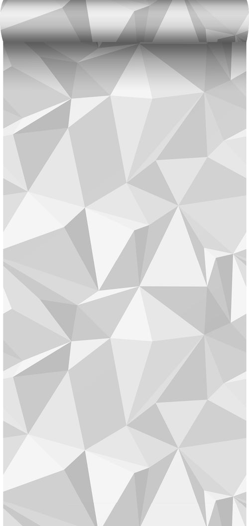 Sanders & Sanders behang grafisch 3D motief grijs - 50 x 900 cm - 935271 - vtwonen shop