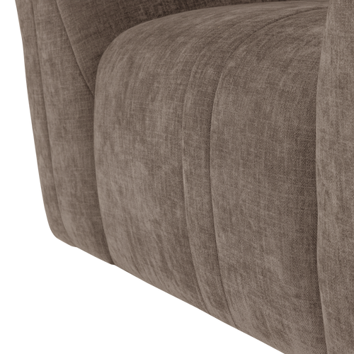 WOOOD fauteuil Omaire - Chenille - Taupe