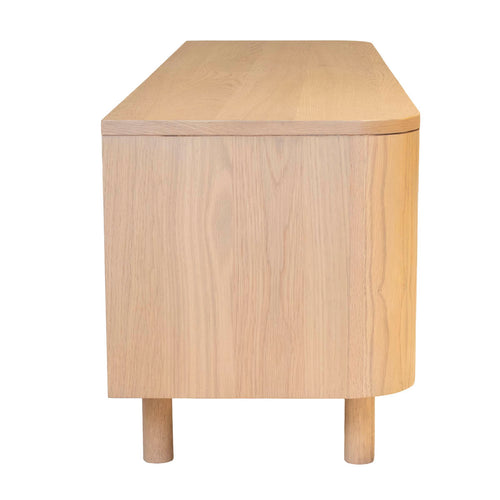 DÉJA Living Tv-meubel Valde - Naturel Hout - 200x40x35cm