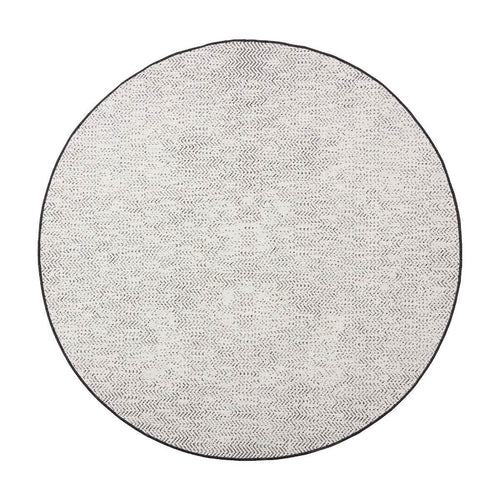 Eva Interior Buitenkleed Dahl Rond - Zwart - Dubbelzijdig - 200 x 200 cm