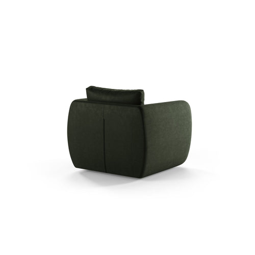Cosmopolitan Design - Fauteuil Nimes structurele stof mosgroen - 87x95.5x80cm