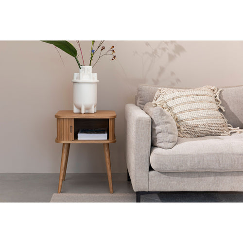 Zuiver Barbier Bijzettafel/ Nachtkastje Hout Naturel - vtwonen shop