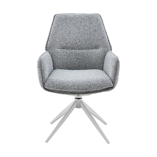 Starfurn eetkamerstoel Hera - grijs - 63x63x83cm - Set van 2