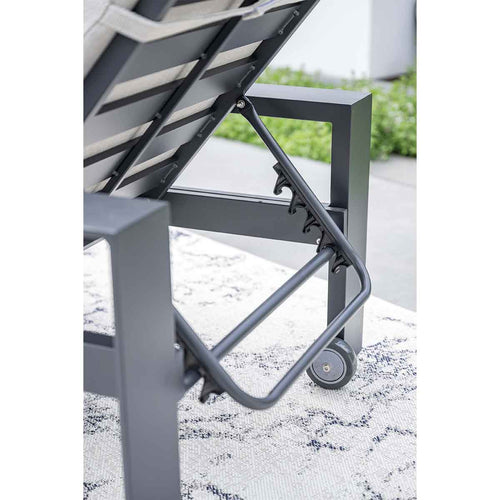 Garden Impressions ligbed Malakka - donker grijs - vtwonen shop