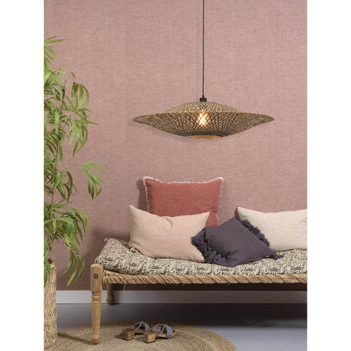 GOOD&MOJO hanglamp Bali - bruin - Ø87cm - vtwonen shop