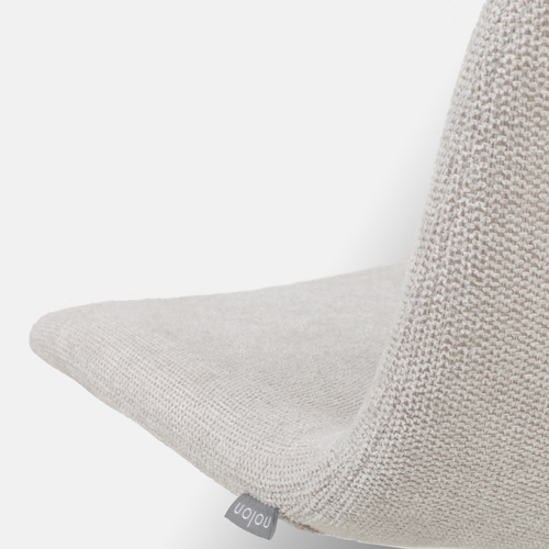 Nolon Nino-Mats Barkruk Beige - Zwart Onderstel - 75 cm