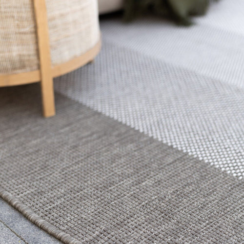 Buitenkleed Boa - Bruin/Wit - dubbelzijdig - EVA Interior - 200 x 290 cm