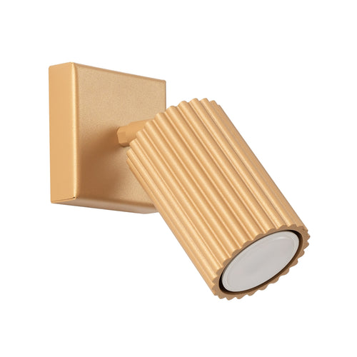 Sollux Lighting Wandlamp KARBON goud - 8x16x8cm