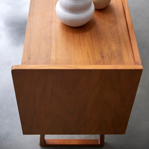 Tikamoon Teakhouten buffet 160 cm - Naturel