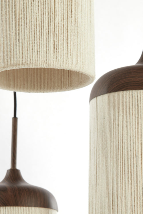 Light & Living hanglamp DANIALO - bruin - Ø35x32cm
