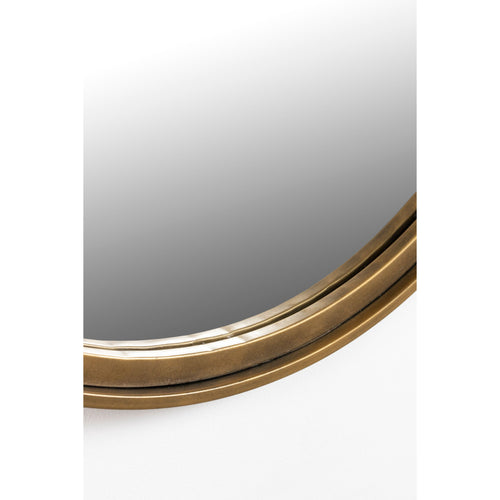 Housecraft Living Matz Spiegel/ Wandspiegel Ovaal 60x80 cm Metaal Goud - vtwonen shop