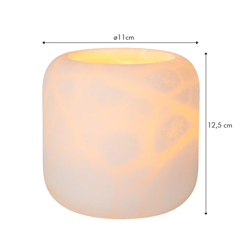 Atmooz kaarsenhouder Oxo M - naturel - Ø 12 x H 12,5 cm