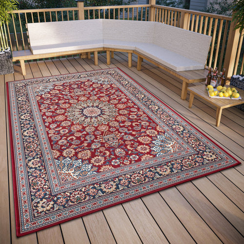 Hanse Home In- & Outdoor Carpet Kadi Red Blue 200x285 cm