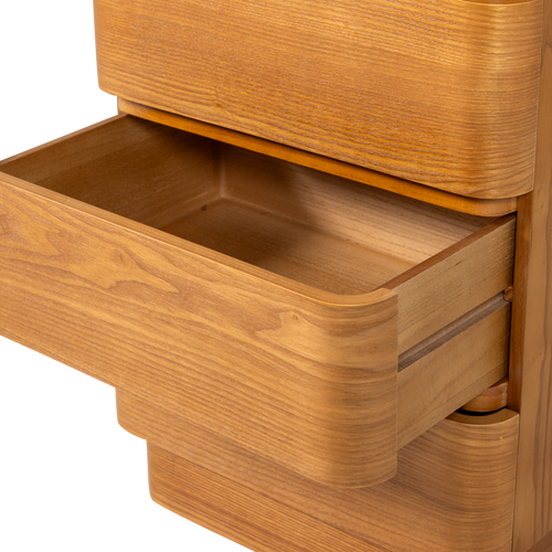 WOOOD ladekast/nachtkastje Fejo - MDF - Bruin - 70x40x34