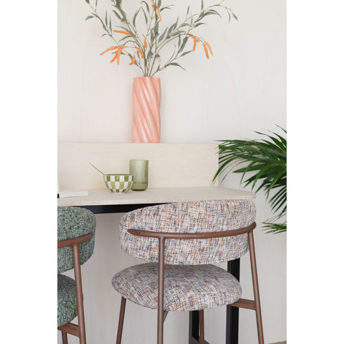 Housecraft Living Claes Barkrukken rugleuning 65 cm Gemêleerd Multi - Set van 2