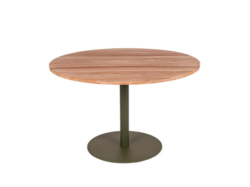 MaximaVida massief rond teakhouten tafelblad Java indoor 120 cm