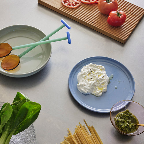 Hübsch soepbord Amare - steenpoeder - ø23xh5cm - vtwonen shop