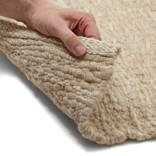 Mrcarpet Wollen vloerkleed Bruin Gemeleerd Pebble 160x230cm