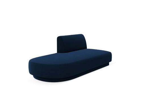 Micadoni Module Miley 2-zits, flueel koningsblauw - 90x158x70cm
